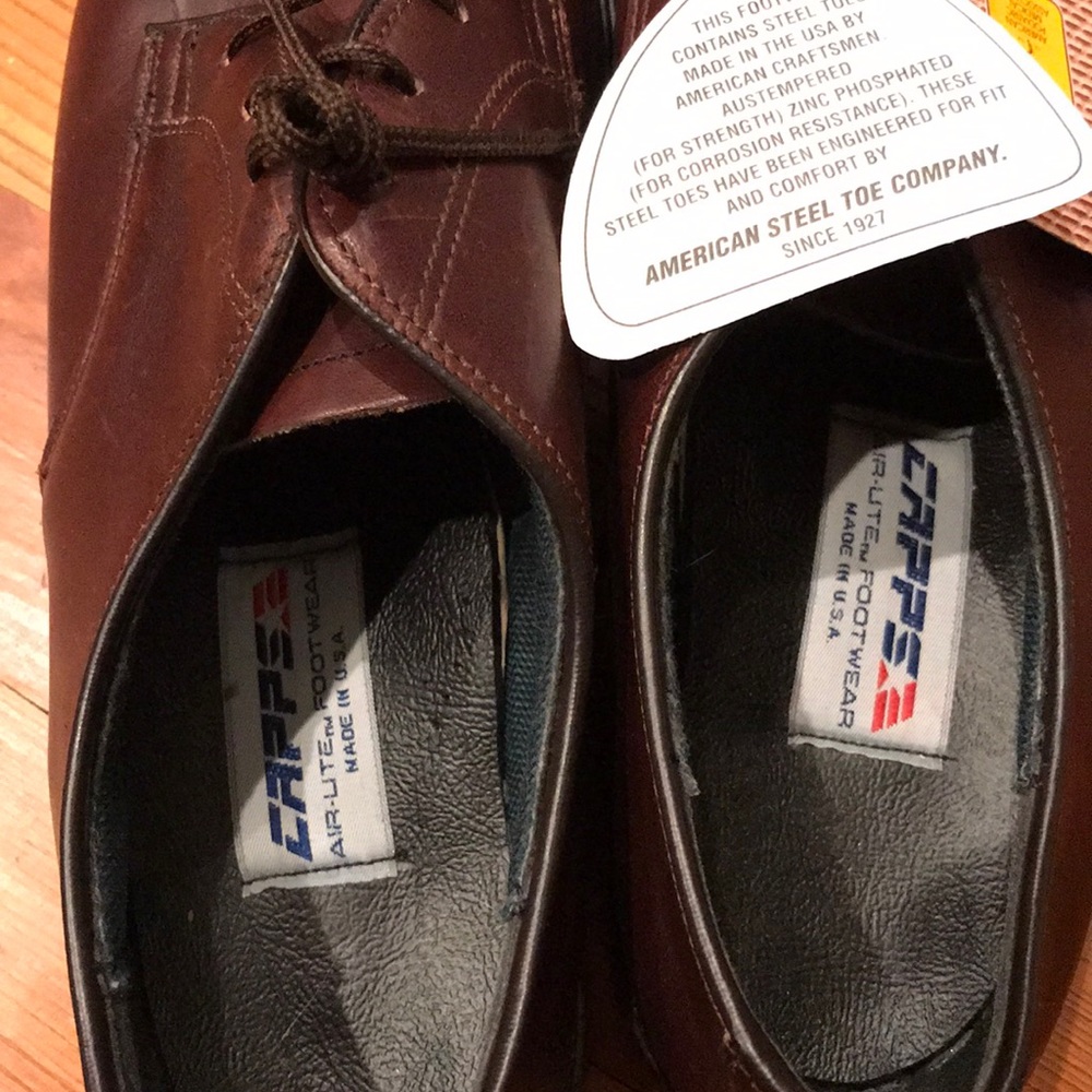 CAPPS Women’s 90031 Air Lite Brown Leather Oxford - Picture 6 of 8